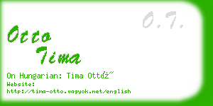 otto tima business card